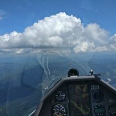 Flugwegposition um 11:59:53: Aufgenommen in der Nähe von Kindberg, Österreich in 2337 Meter